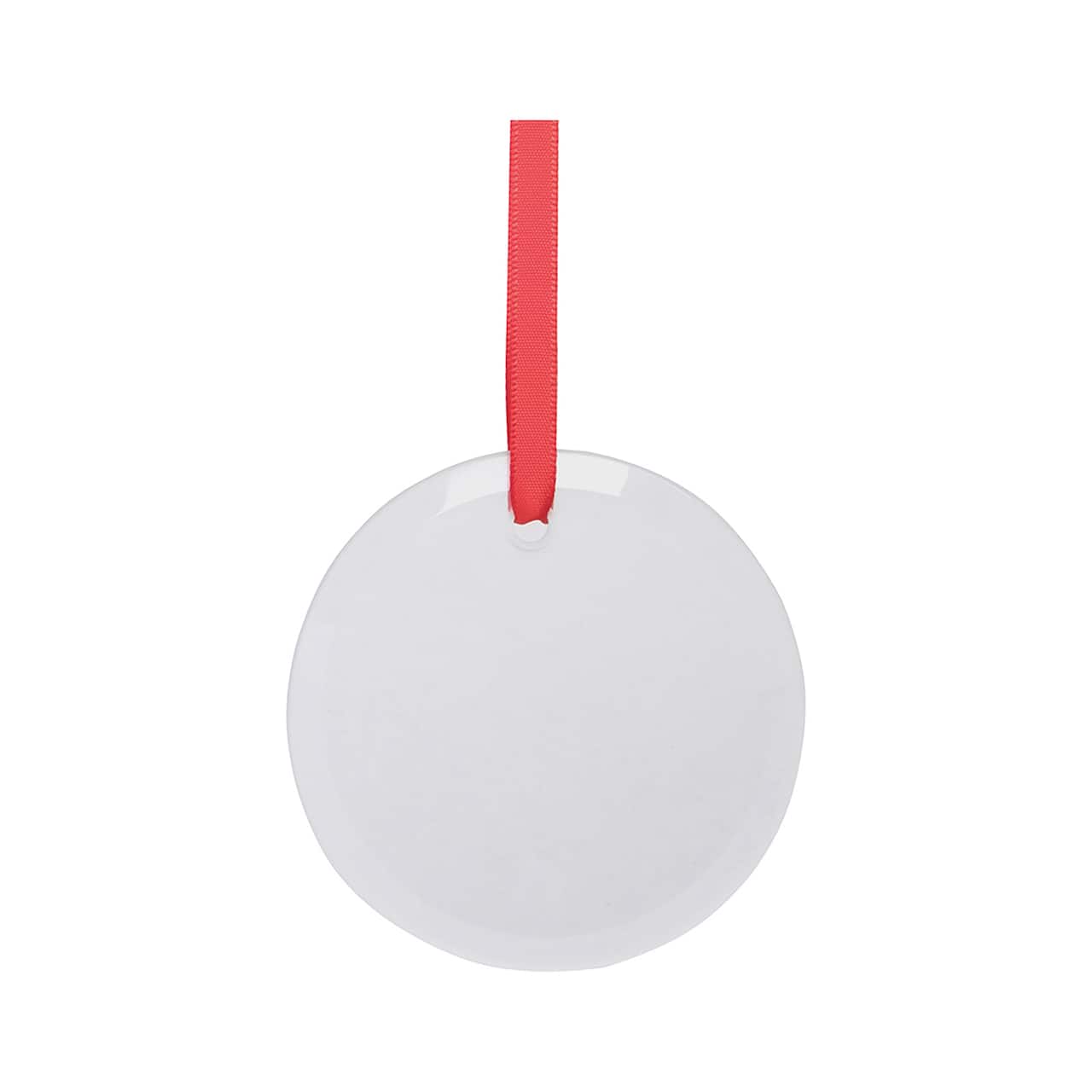 Craft Express 25ct. 3" Clear Glass Sublimation Ornaments